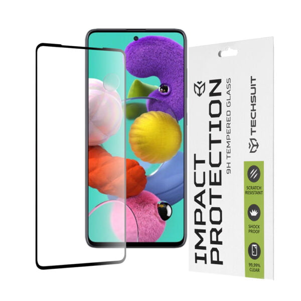 Panssarilasi koko näytölle - Samsung Galaxy A51 4G / A51 5G
